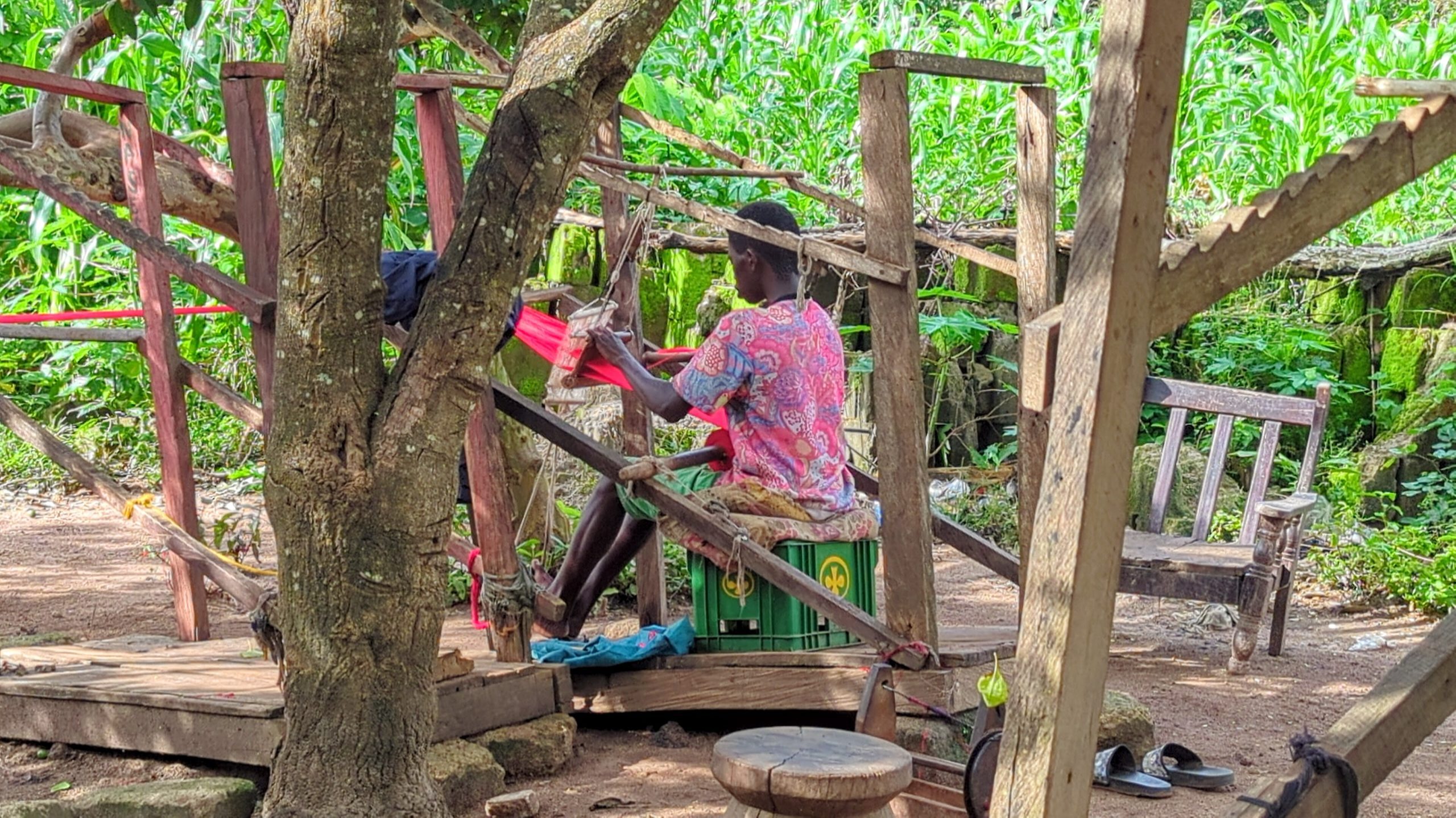 Gewebe in Ghana, Ashanti-Kultur.